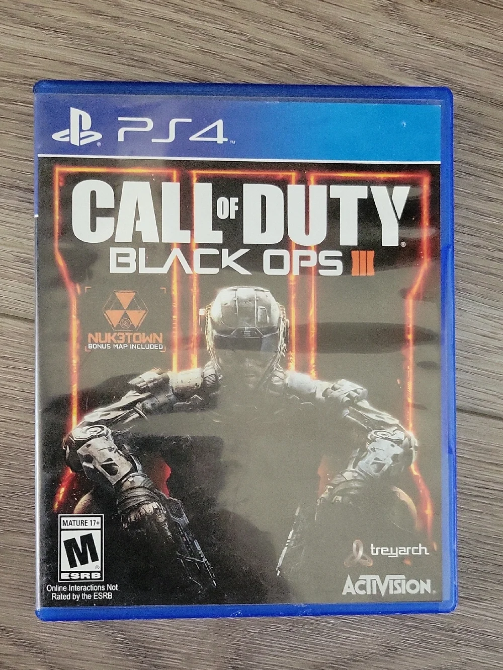 Sony PS4 Call of Duty: Black Ops III - Black & Orange Cover